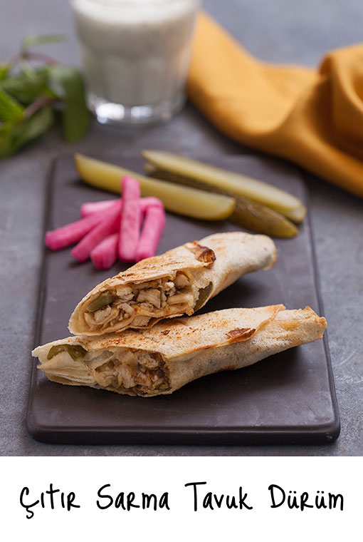 Çıtır Sarma Tavuk Dürüm